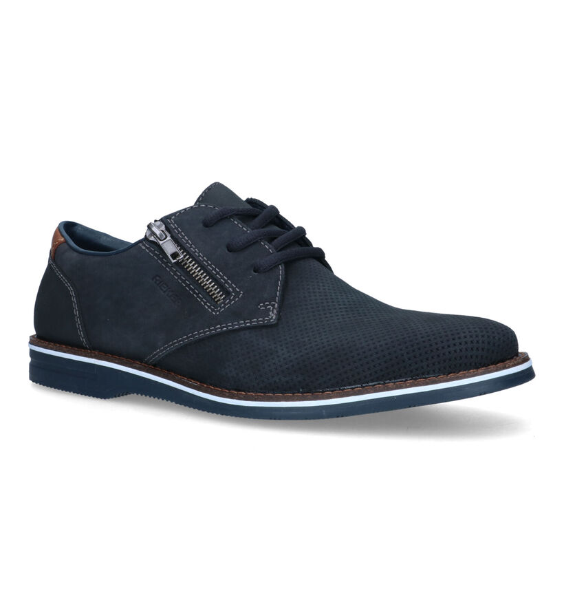 Rieker Chaussures à lacets en Bleu foncé pour hommes (320270)