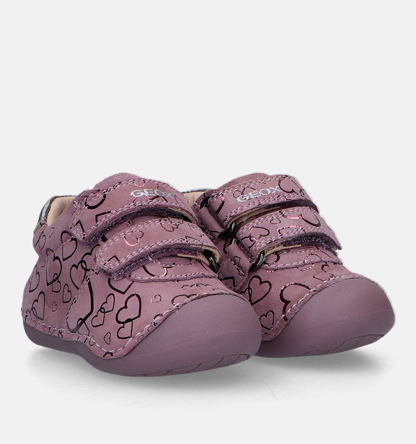 Geox Tutim Chaussures pour bébé en Rose pour filles (330111) - pour semelles orthopédiques