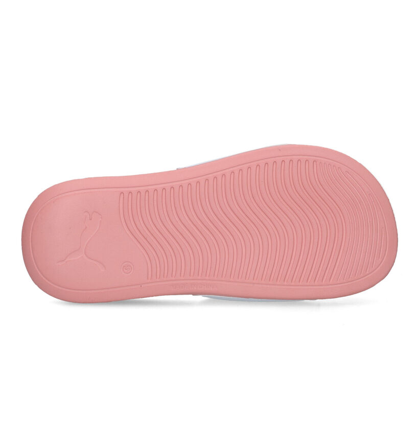 Puma Popcat Claquettes de piscine en Rose pour femmes (318668)