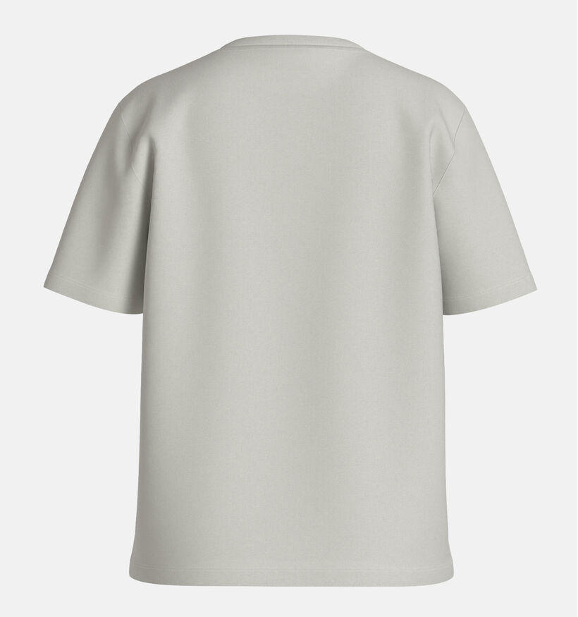 Vila Sybilla French Coffee T-shirt en Blanc pour femmes (368101)