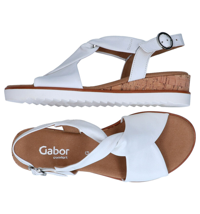 Gabor Cognac Sandalen in leer (288035)