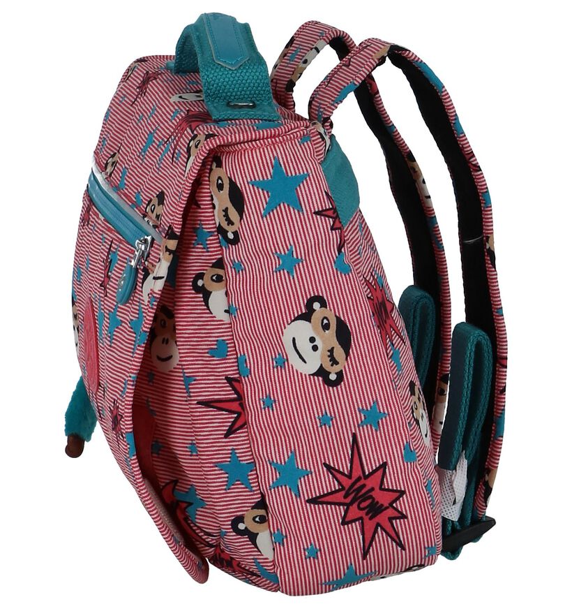 Kipling New School Sacs à dos en Rose en textile (225560)