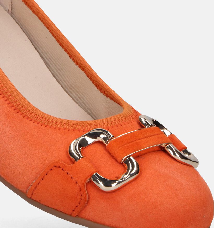 Gabor Comfort Oranje Ballerina's voor dames (339474) - geschikt voor steunzolen