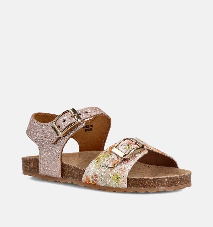 Little David Flowers Ros&eacute; Gouden Sandalen voor meisjes (372939)
