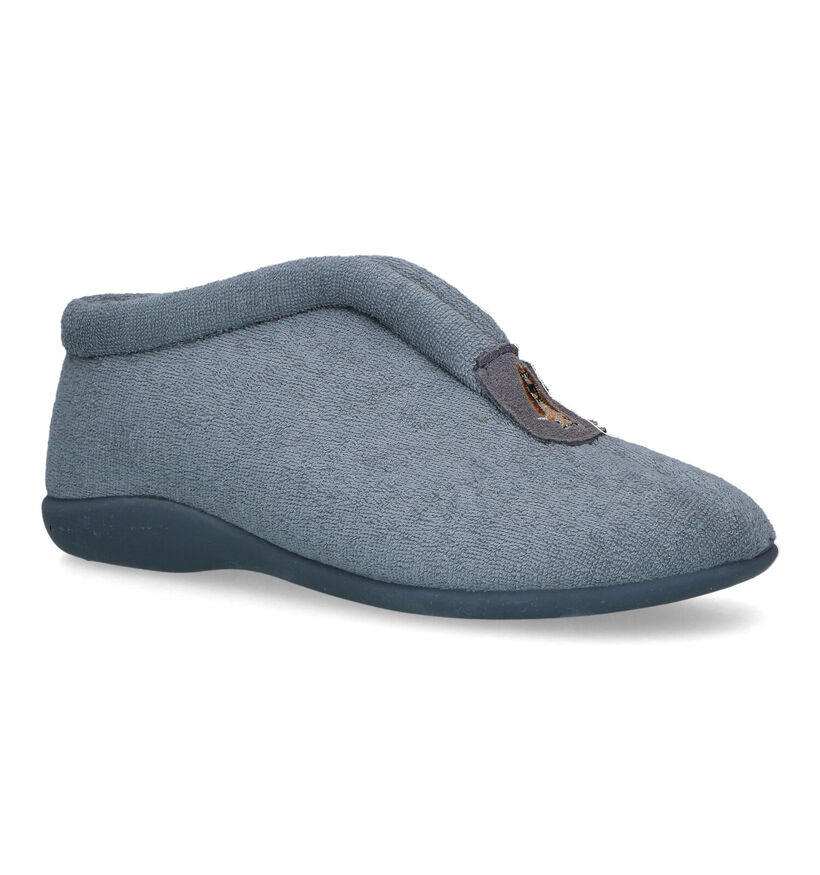 Hush Puppies Oisim Pantouffles en Bleu pour femmes (340751)