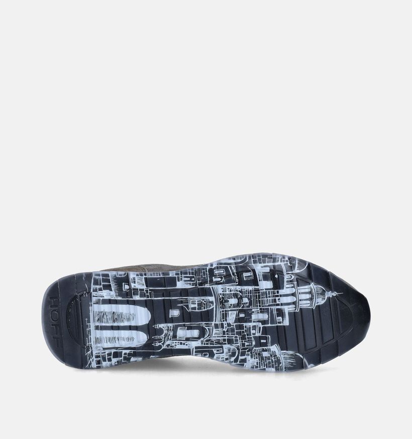 HOFF City Mexicali Chaussures &agrave; lacets en Taupe pour hommes (355993) - pour semelles orthop&eacute;diques