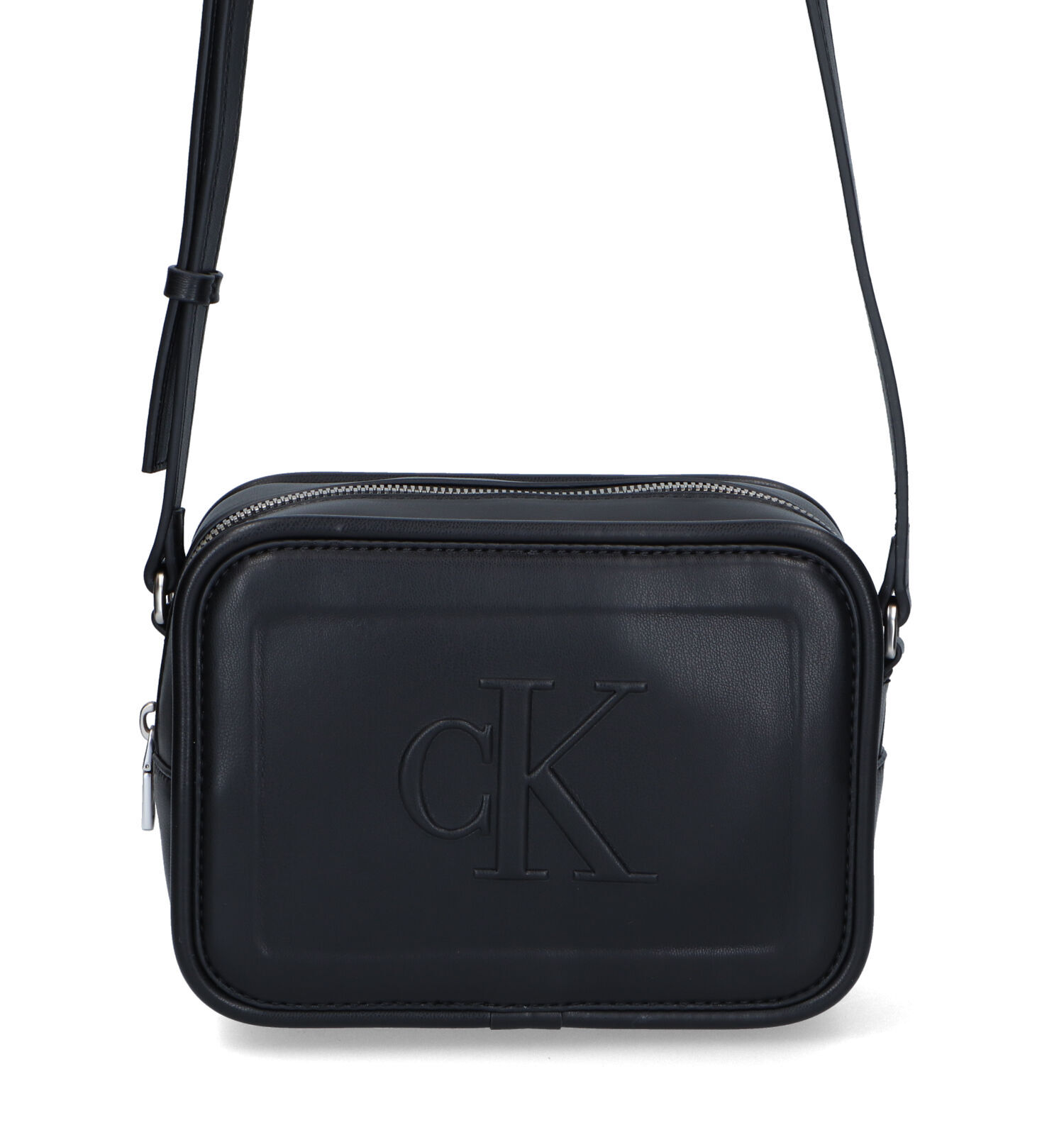Calvin Klein Sculpted Zwarte Crossbody Tas Dames Crossbody tassen Online op TORFS.BE