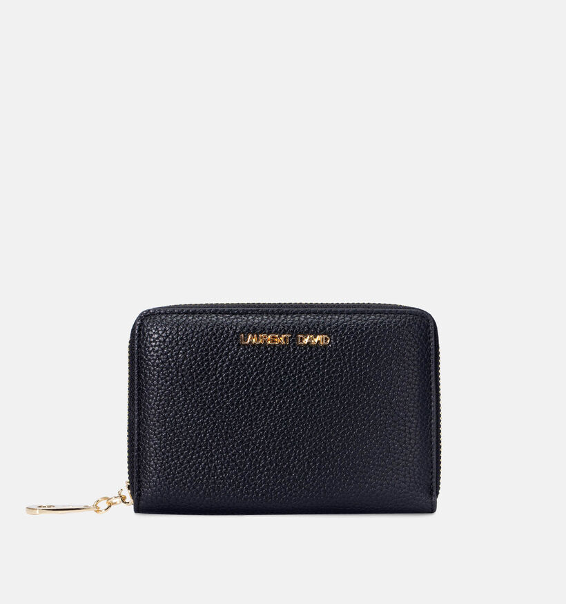 Laurent David Zwarte Ritsportemonnee voor dames (365170)