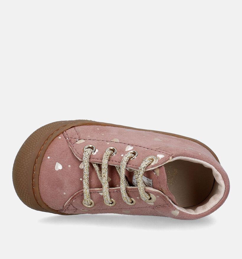 Naturino Cocoon Roze Babyschoenen voor meisjes (334891) - geschikt voor steunzolen