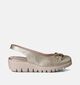 Wonders Gouden Pumps met sleehak voor dames (357829)