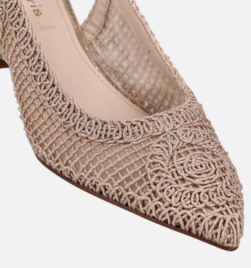Tamaris Escarpins slingback en Or pour femmes (367697)