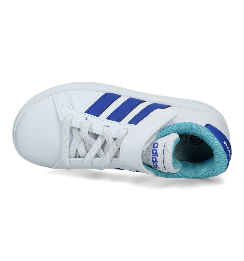 adidas Grand Court 2.0 Witte Sneakers voor jongens, meisjes (318943)