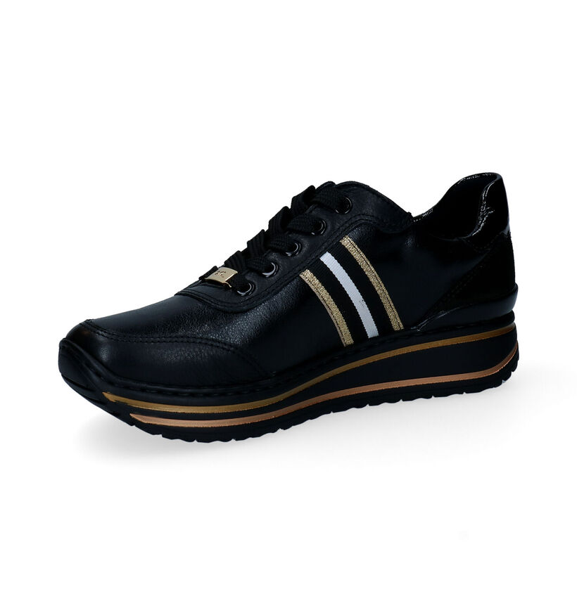 Ara Sapporo Chaussures à lacets en Noir en cuir (298945)