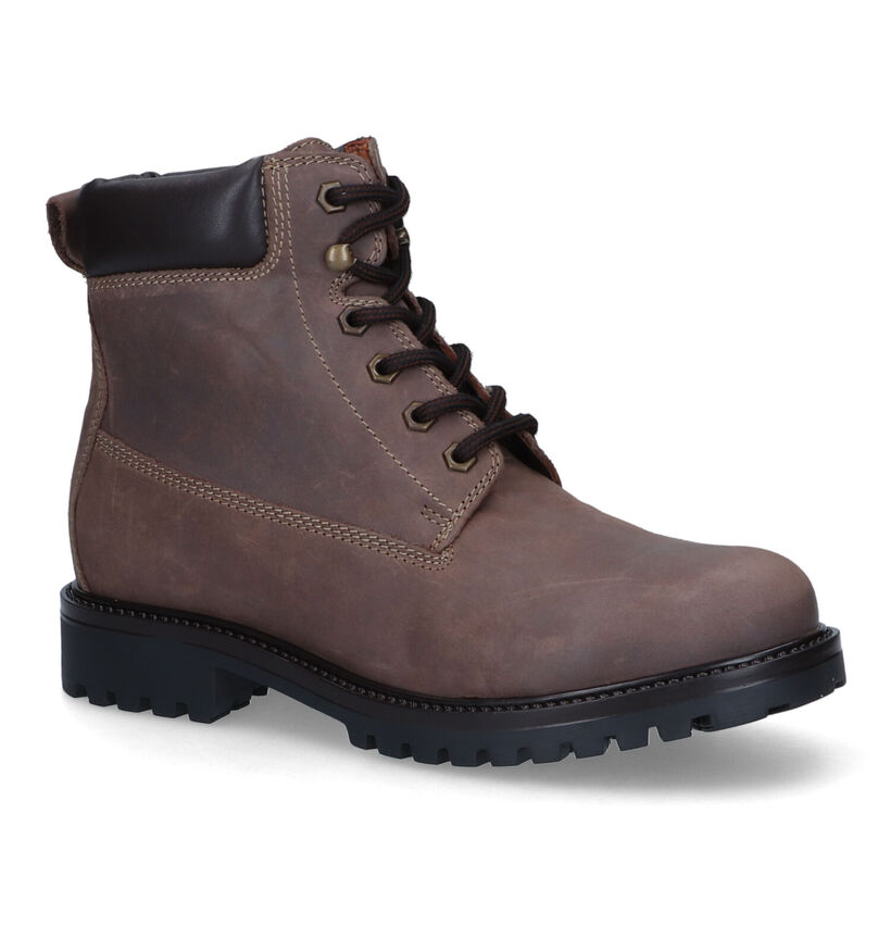 Origin Boots à lacets en Brun foncé pour hommes (314279)