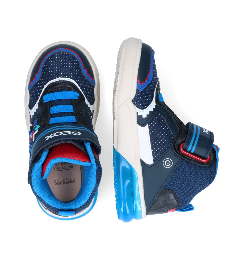 Geox Grayjay Baskets en Rouge en synthétique (312562)