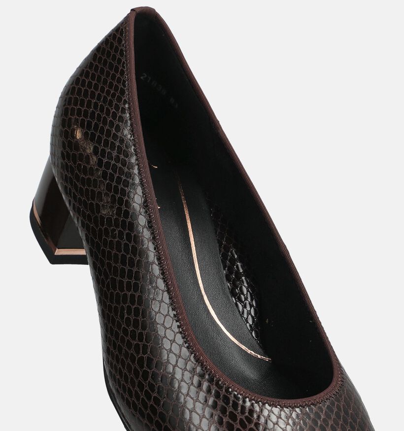 Ara Highsoft Donkerbruine Pump met Lage Hak voor dames (380002)