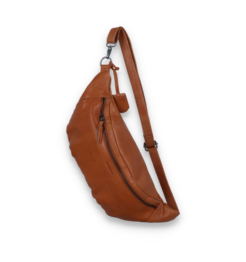 Burkely Just Jolie Zwarte Crossbody Tas in leer (321664)
