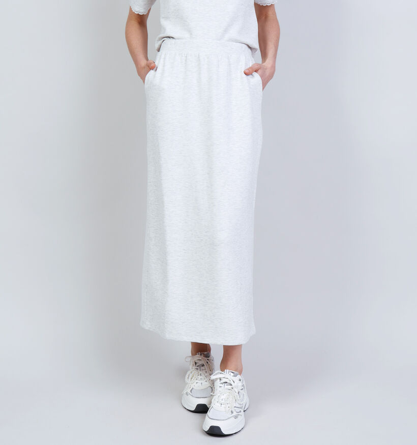 Vero Moda Jade Jupe mi-longue en Gris pour femmes (369367)