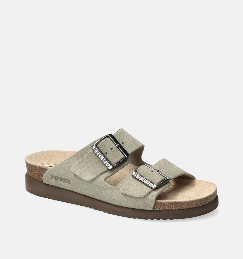 Mephisto Hester Nu-pieds en Vert pour femmes (354281)