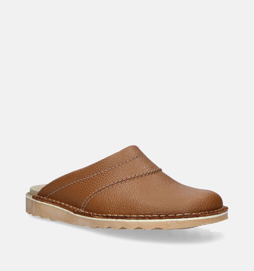 Di Chorsini Cognac Pantoffels voor heren (359027)