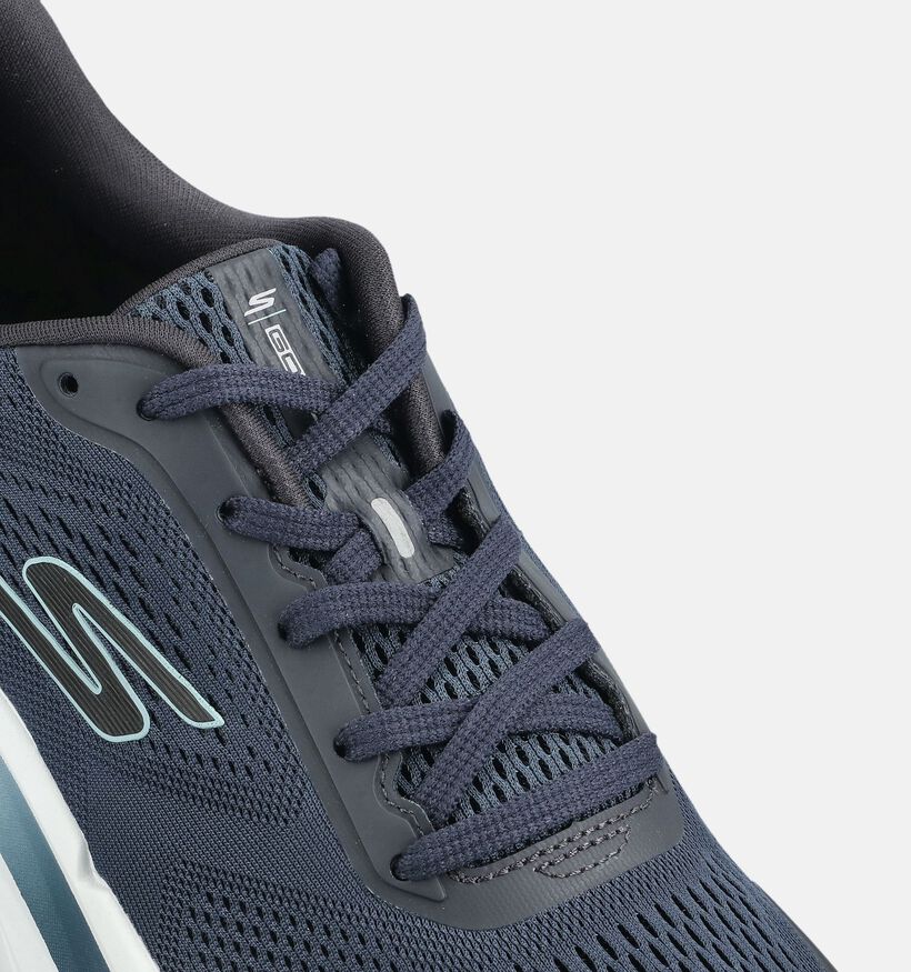 Skechers Go Run Max Cushioning Premier 3 Baskets en Bleu fonc&eacute; pour hommes (375632)