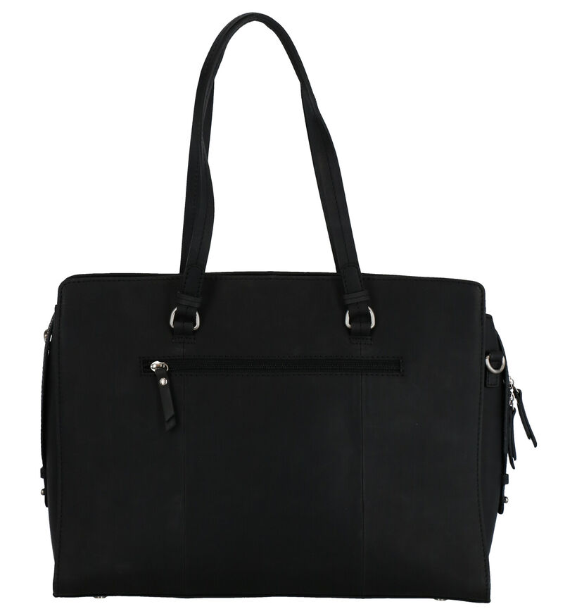 Burkely Croco Cody Sac Professionnel en Noir en cuir (273370)