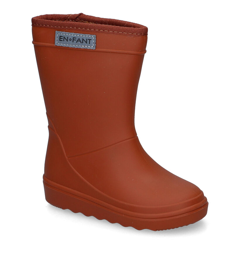 Enfant Bottes de pluie en Cognac pour garçons (312739)