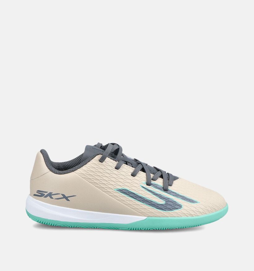 Skechers SKX 2 Chaussures de foot Indoor en Beige pour filles, gar&ccedil;ons (374180)