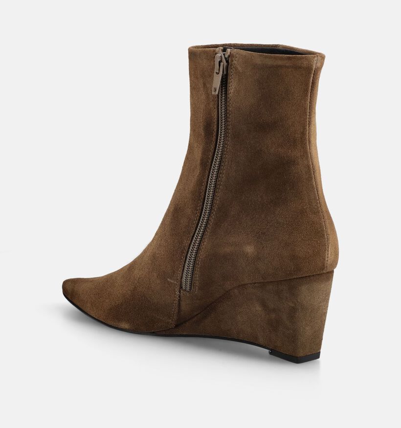 Zinda Bottines en Vert pour femmes (380878)