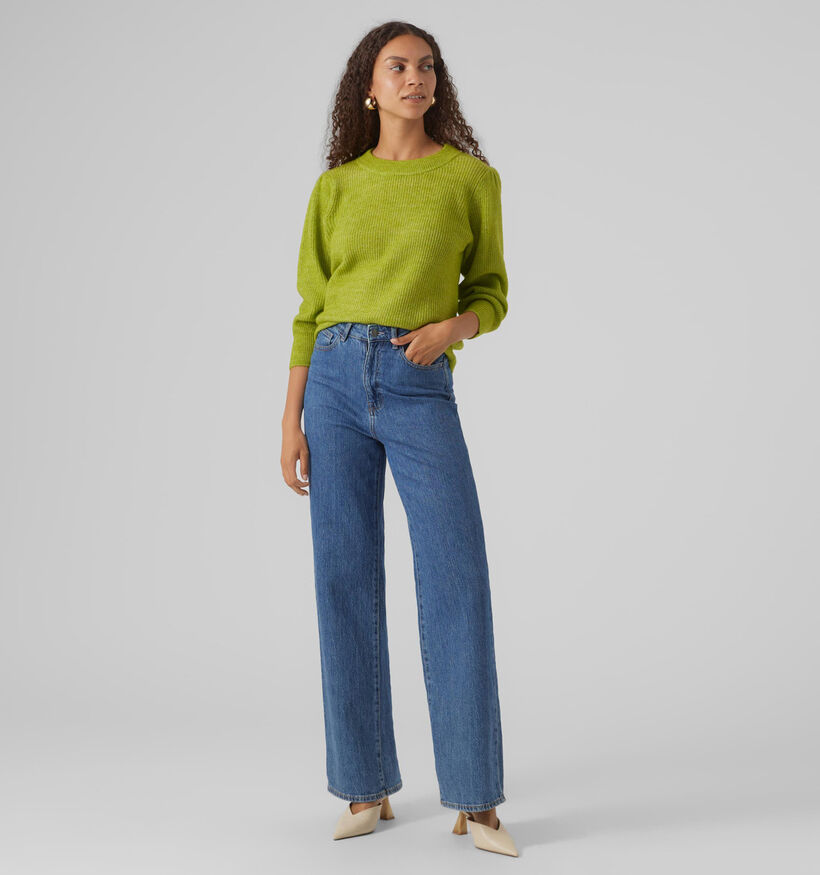 Vero Moda Vigga Pull en tricot en Bleu pour femmes (330839)