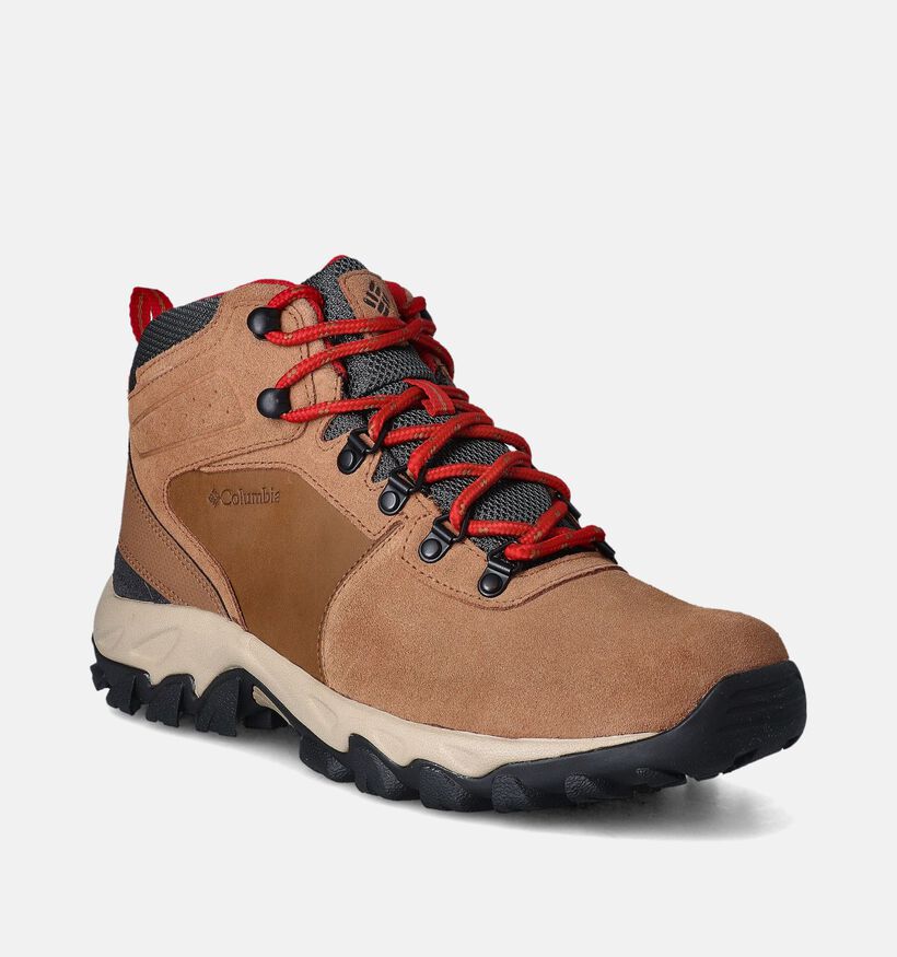 Columbia Newton Ridge Waterproof Cognac Hoge wandelschoenen voor heren (352794) - geschikt voor steunzolen