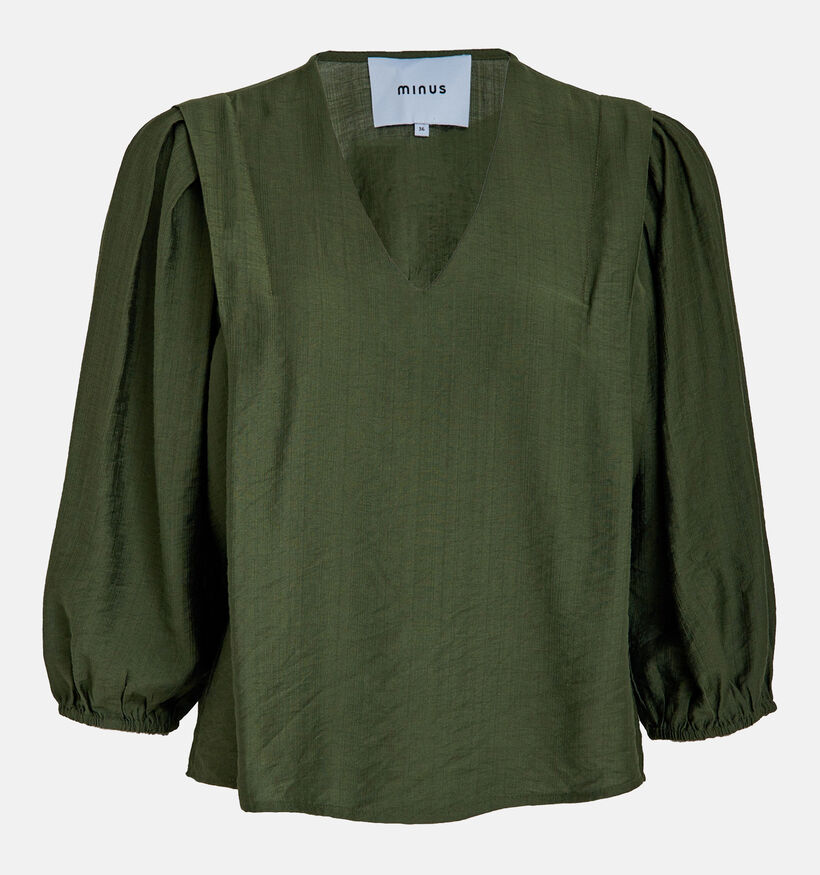 Minus Seria Blouse en Vert pour femmes (359843)