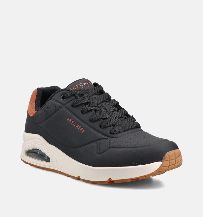 Skechrs Uno Suited On Air Zwarte Sneakers voor heren (366491) - geschikt voor steunzolen