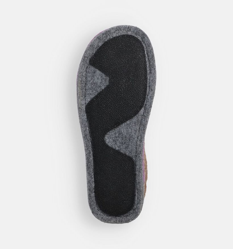 Rohde Lucca Bruine Pantoffels voor Steunzolen voor dames (364825) - geschikt voor steunzolen