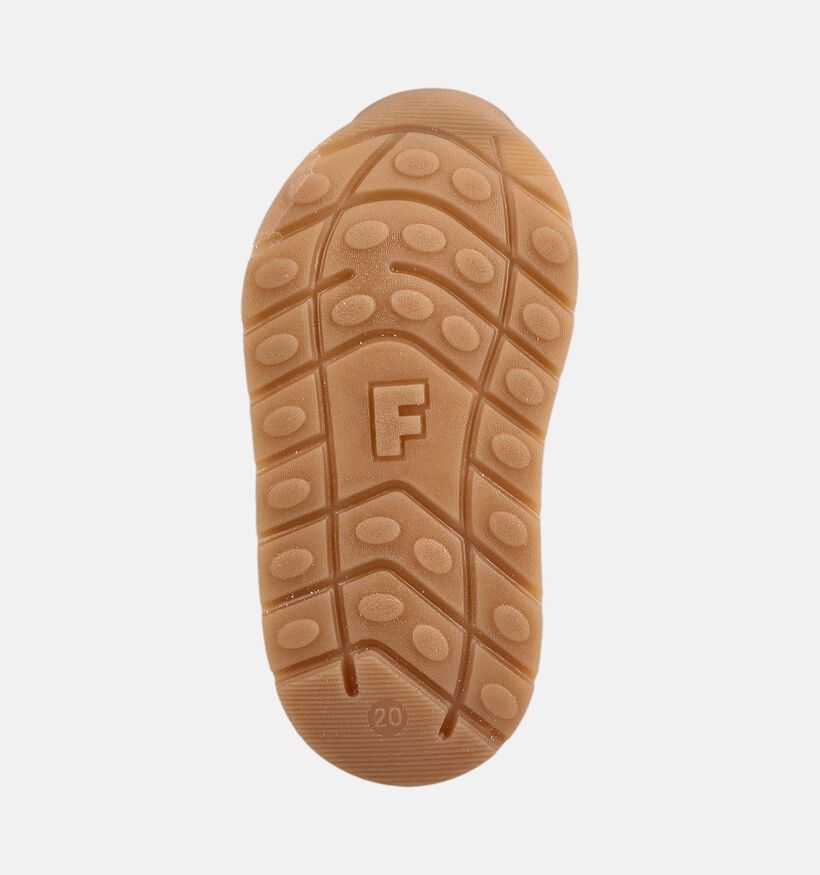 Falcotto Baskets montantes en Or pour filles (380199) - pour semelles orthop&eacute;diques