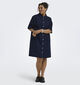 ONLY Carmakoma Madeline Robe mi-longue en Bleu fonc&eacute; pour femmes (381914)