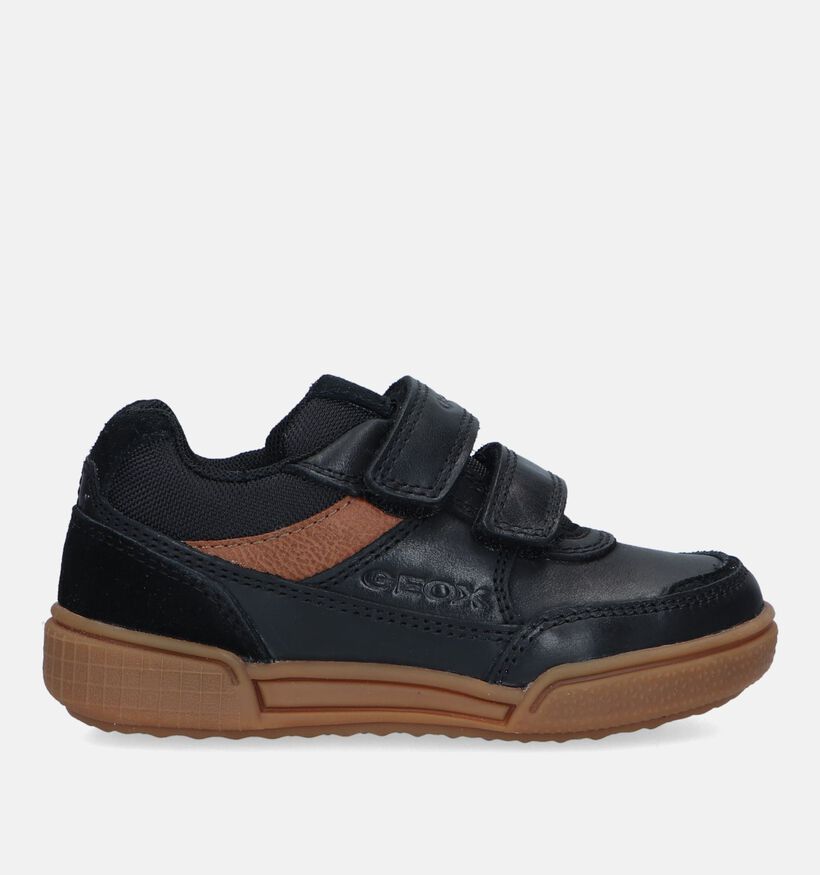 Geox Poseido Chaussures à velcro en Noir pour garçons (330066) - pour semelles orthopédiques