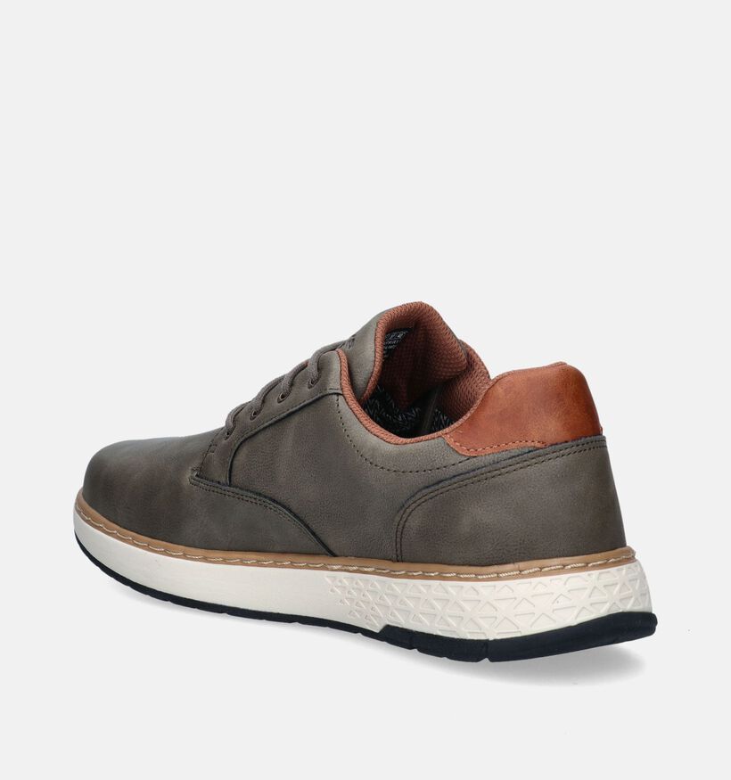 Skechers Garlan Pryor Chaussures &agrave; lacets en Vert kaki pour hommes (376890)