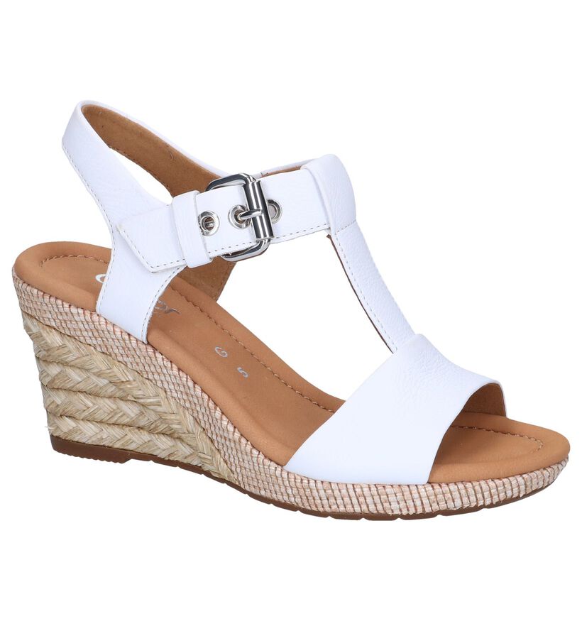 Witte Sandalen Gabor in leer (245558)