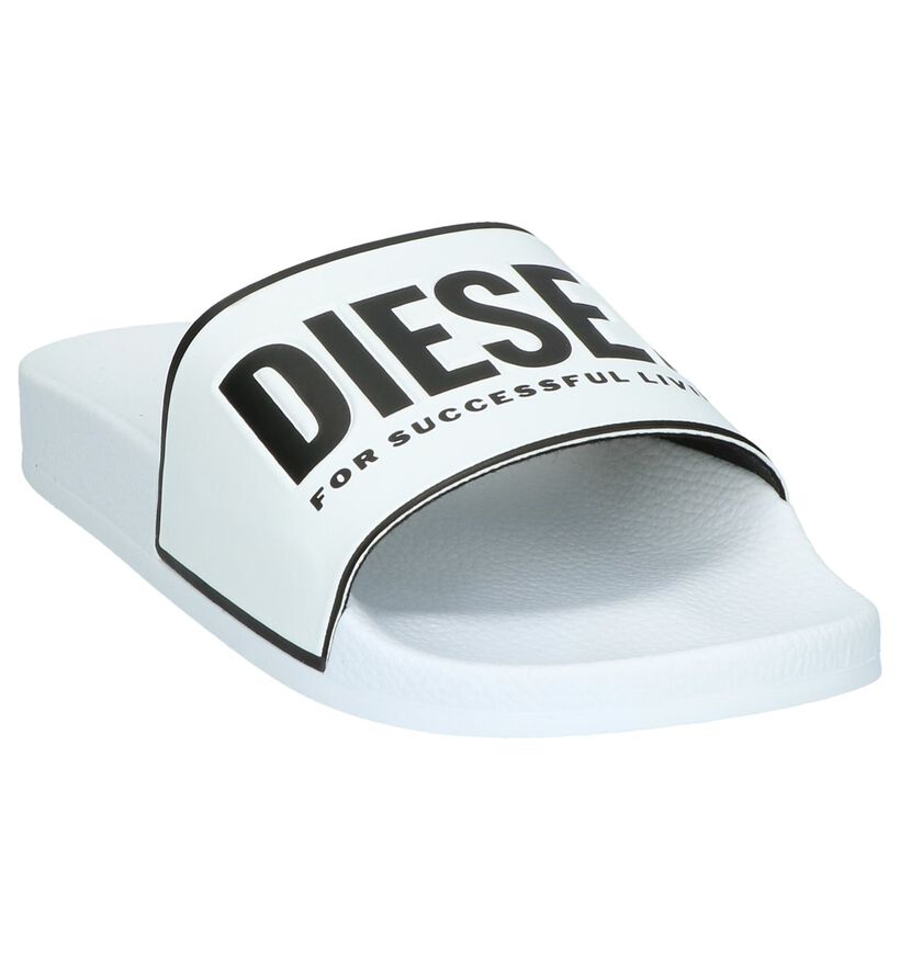 Witte Slippers Diesel in kunststof (241122)
