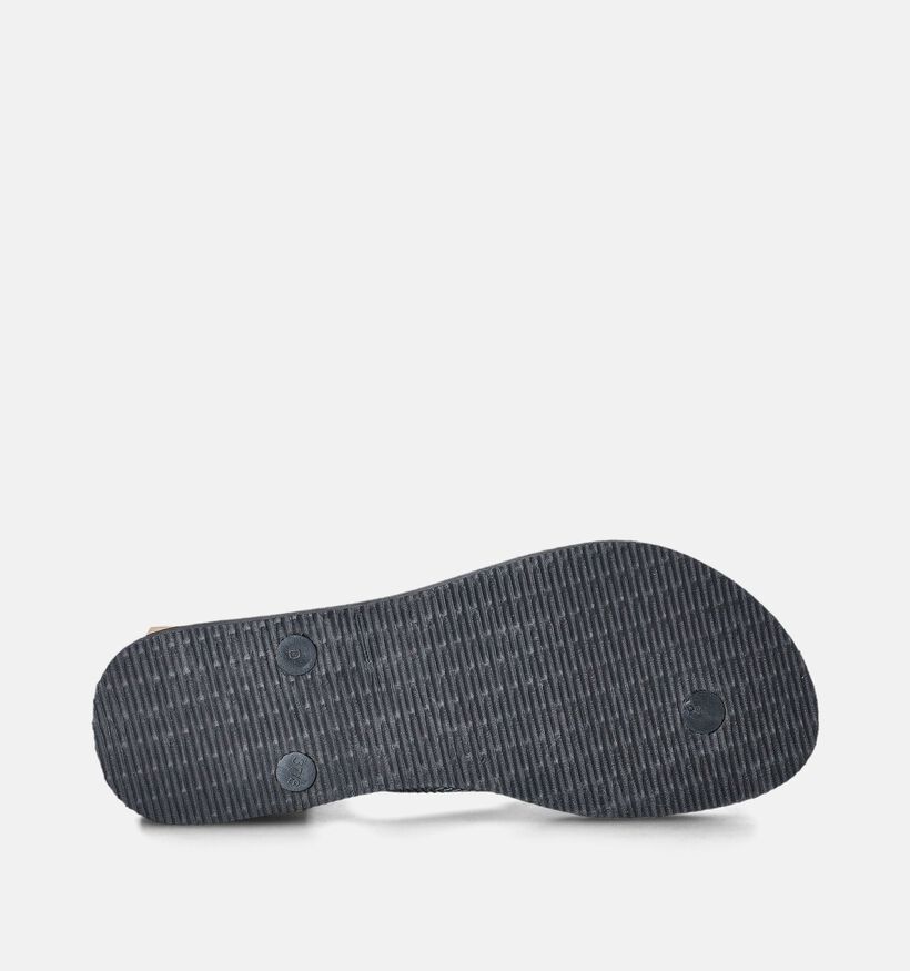 Havaianas Slim Crystal Zwarte Teenslippers voor dames (357647)