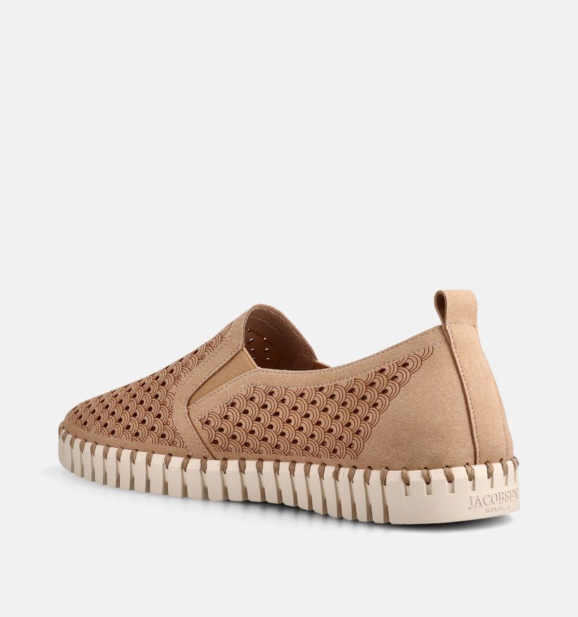 Ilse Jacobsen Tulip Chaussures &agrave; enfiler en Marron pour hommes (372266) - pour semelles orthop&eacute;diques