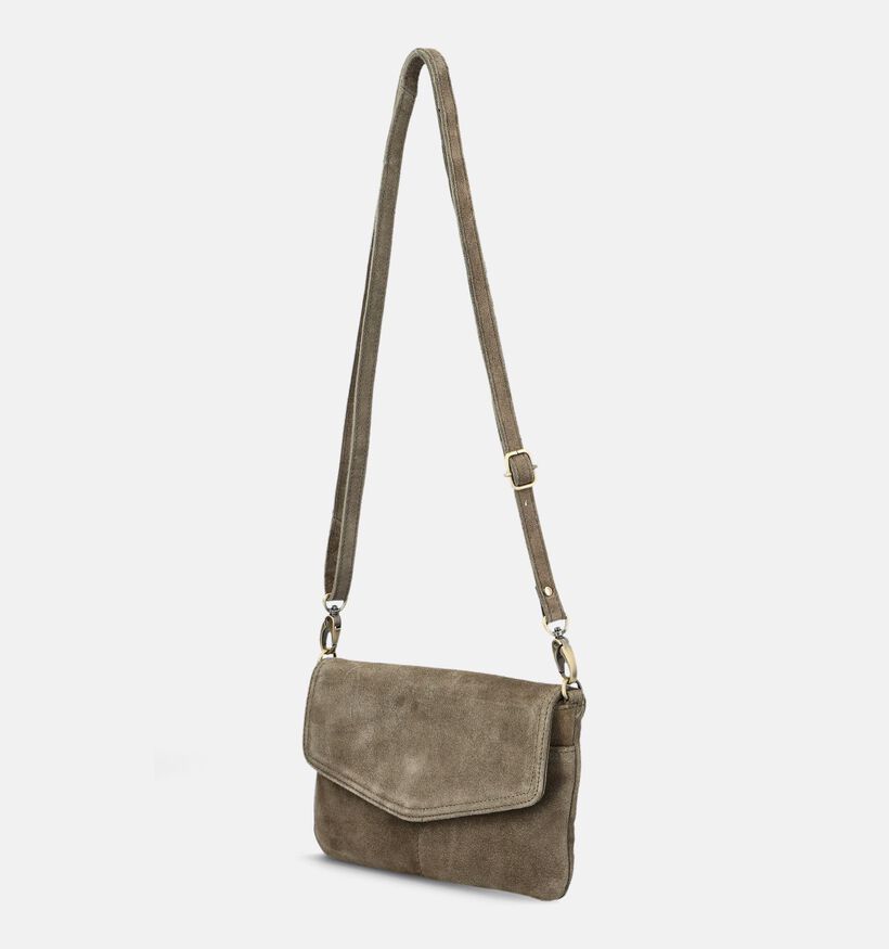 DSTRCT Portland Road Sac port&eacute; crois&eacute; en Kaki pour femmes (379890)
