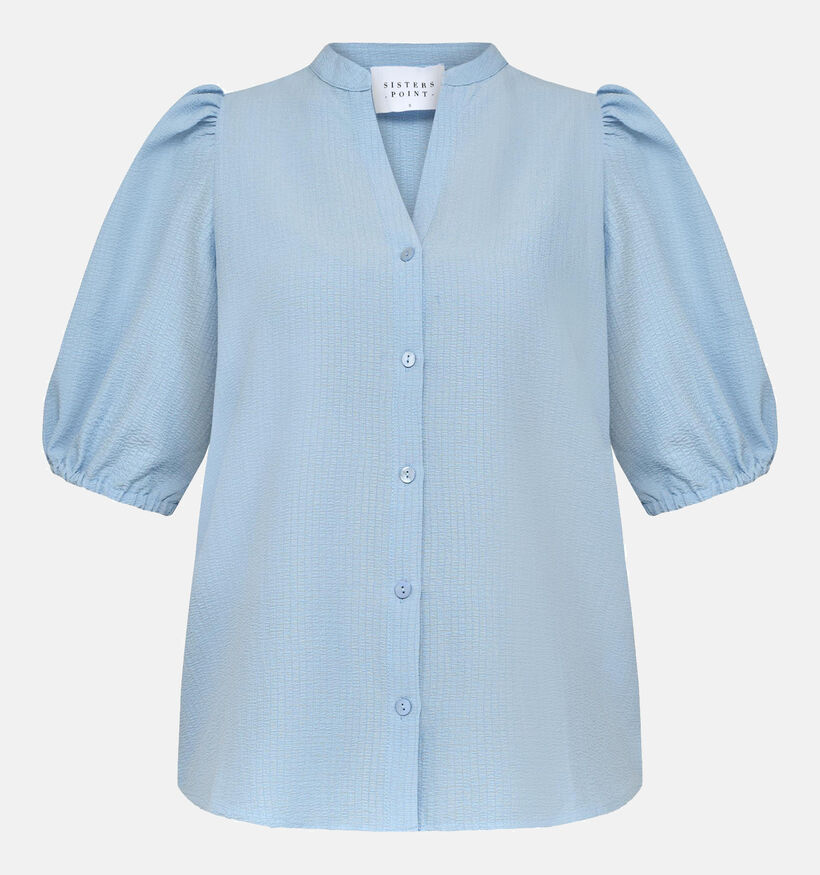 SISTERS POINT Varia Blauwe Blouse voor dames (349347)