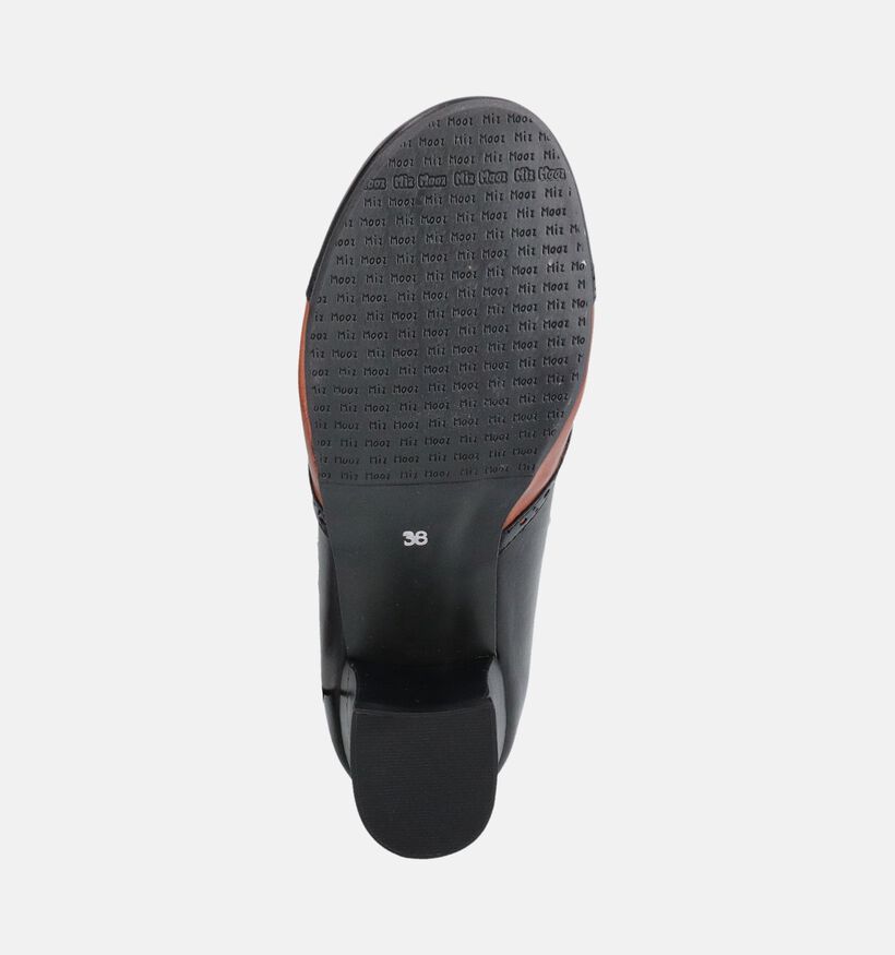 Miz Mooz Franki Zwarte Enkelpumps voor dames (381363)