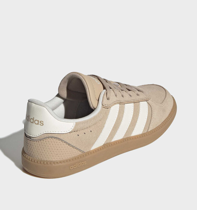 adidas Breaknet Sleek Beige Sneakers voor meisjes (372705) - geschikt voor steunzolen