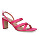 Signatur Sandales à talons en Fuchsia pour femmes (324212)