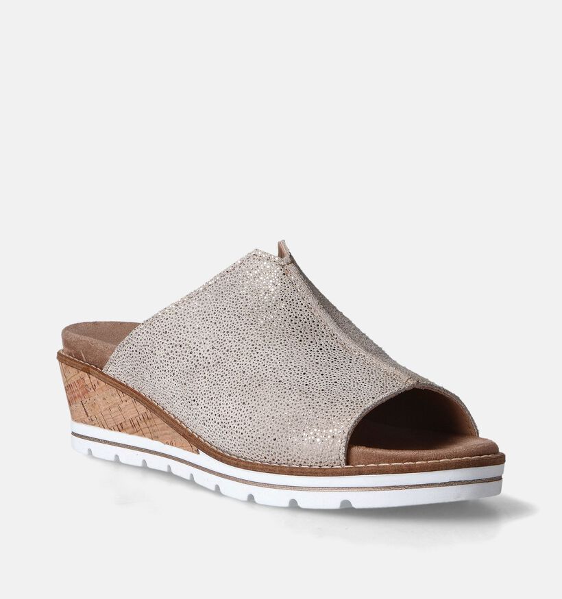 Solemade Klara Mules pour semelles orthopédiques en Or pour femmes (355737) - pour semelles orthopédiques