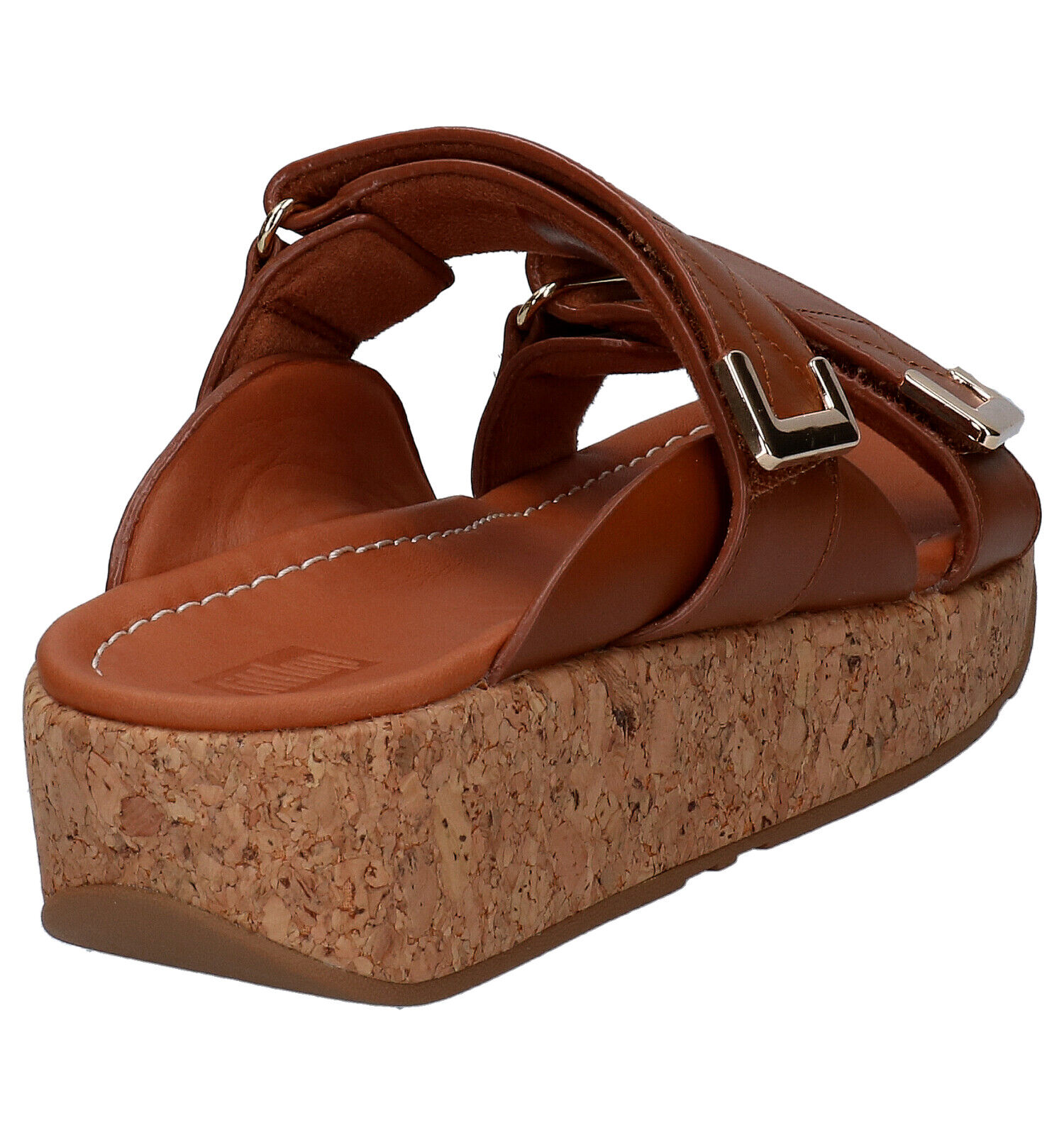 FitFlop Remi Cognac Slippers | Dames Slippers | Online op TORFS.BE