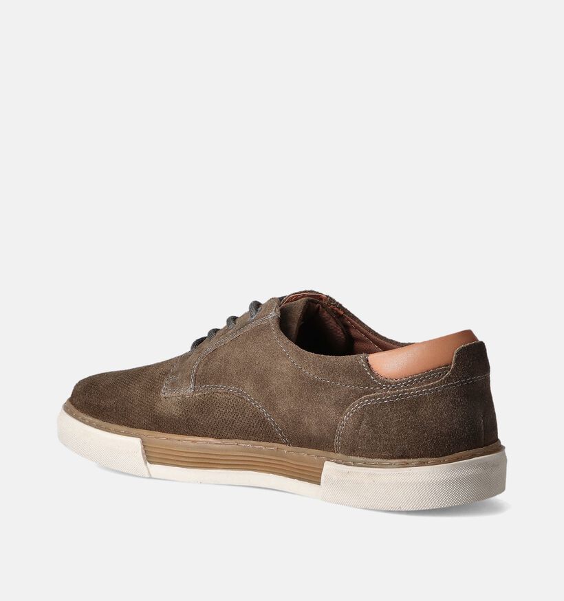 Camel Active Kaki Veterschoenen voor heren (355550) - geschikt voor steunzolen